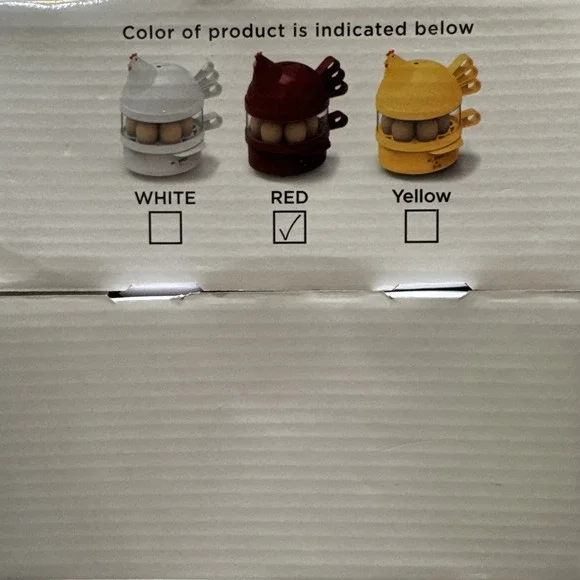 MAVERICKS HENRIETTA HEN Egg Cooker In RARE‎ Red Poaches Boils Chirps When Cooked